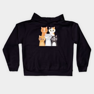 Cat Friends Kids Hoodie